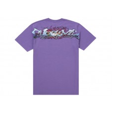 Supreme Tag Tee Purple