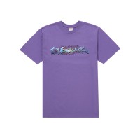 Supreme Tag Tee Purple