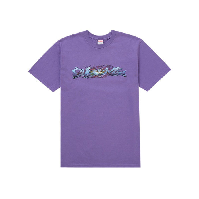 Supreme Tag Tee Purple Supreme Tag Tee Purple