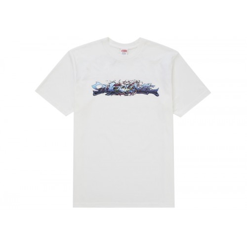 Supreme Tag Tee White
