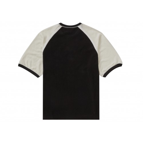 Оригинальный шмот Supreme Terry Raglan S/S Top Black - 70см