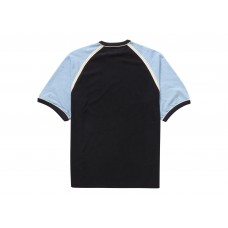 Supreme Terry Raglan S/S Top Navy