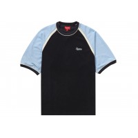 Supreme Terry Raglan S/S Top Navy
