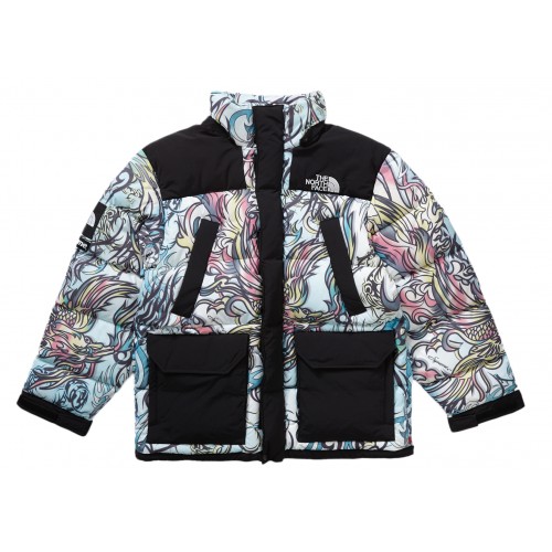 Оригинальный шмот Supreme The North Face 700-Fill Down Parka Multicolor Dragon - 70см