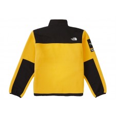 Supreme The North Face Arc Logo Denali Fleece Jacket Yellow