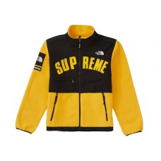 Supreme The North Face Arc Logo Denali Fleece Jacket Yellow