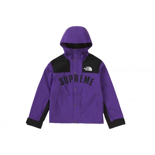 Supreme x The North Face Arc Logo Mountain Parka Purple