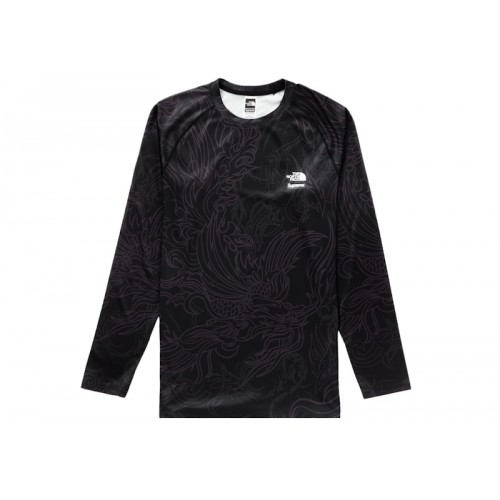 Supreme The North Face Base Layer L/S Top (FW22) Black Dragon