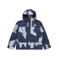Supreme The North Face Bleached Denim Print Mountain Jacket Indigo