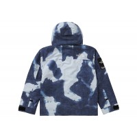 Supreme The North Face Bleached Denim Print Mountain Jacket Indigo