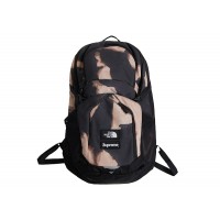 Supreme The North Face Bleached Denim Print Pocono Backpack Black