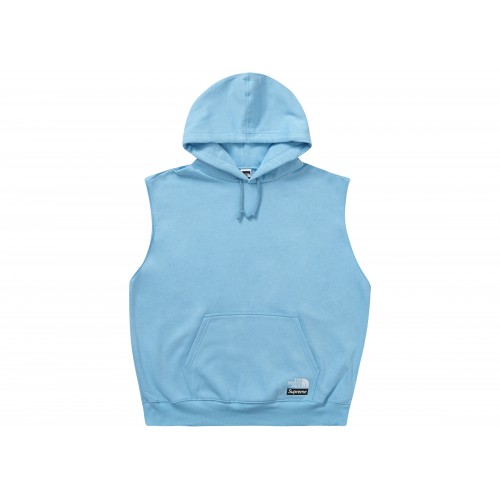 Оригинальный шмот Supreme The North Face Convertible Hooded Sweatshirt Blue
