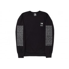 Supreme The North Face Crewneck Black