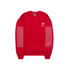 Supreme The North Face Crewneck Red