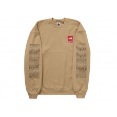 Supreme The North Face Crewneck Tan