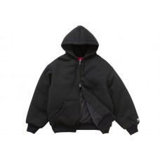 Supreme The North Face Down Filled Zip Up Hooded Sweatshirt Black