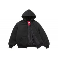 Supreme The North Face Down Filled Zip Up Hooded Sweatshirt Black