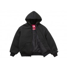 Supreme The North Face Down Filled Zip Up Hooded Sweatshirt Black