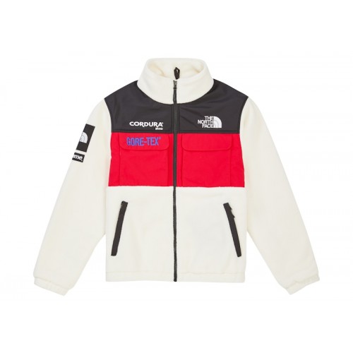 Supreme x The North Face Expedition Fleece Jacket White