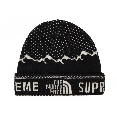 Supreme The North Face Fold Beanie Black
