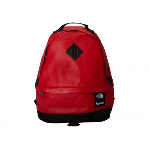 Supreme The North Face Leather Day Pack Red