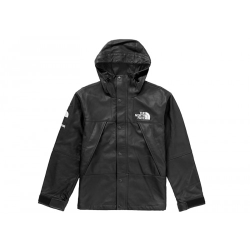 Supreme The North Face Leather Mountain Parka Black