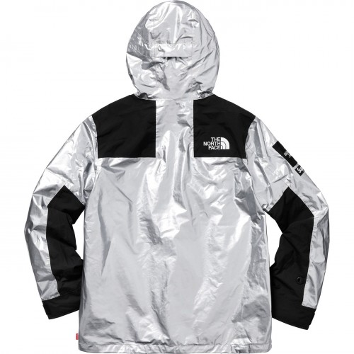 Оригинальный шмот Supreme The North Face Metallic Mountain Parka Silver - 70см