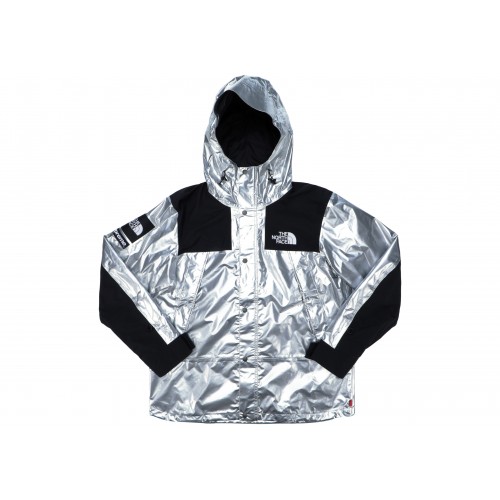 Оригинальный шмот Supreme The North Face Metallic Mountain Parka Silver - 70см