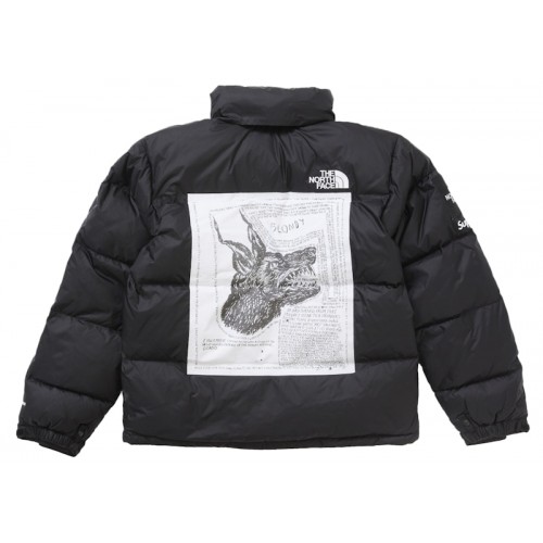 Supreme The North Face Nuptse Jacket Black