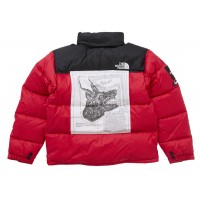 Supreme The North Face Nuptse Jacket Red