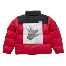 Supreme The North Face Nuptse Jacket Red
