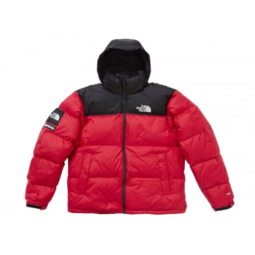 Supreme The North Face Nuptse Jacket Red