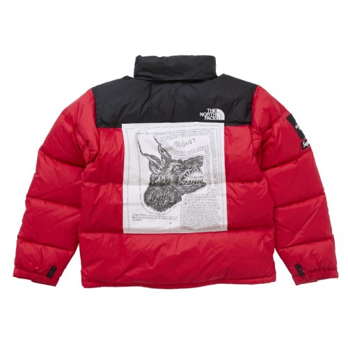 Supreme The North Face Nuptse Jacket Red