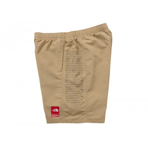 Supreme The North Face Nylon Short Light Brown