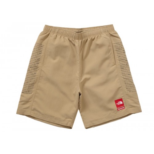 Supreme The North Face Nylon Short Light Brown