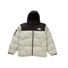Supreme The North Face Paper Print Nuptse Jacket Paper Print