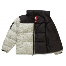 Supreme The North Face Paper Print Nuptse Jacket Paper Print