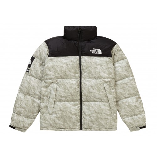 Оригинальный шмот Supreme The North Face Paper Print Nuptse Jacket Paper Print - 70см