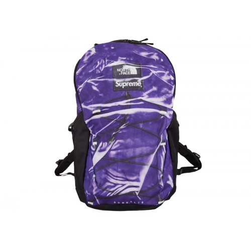 Supreme The North Face Printed Borealis Trompe Loeil Backpack Purple