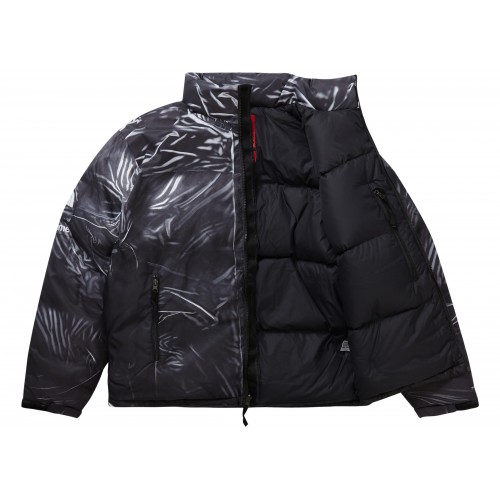 Оригинальный шмот Supreme The North Face Printed Nuptse Trompe Loeil Jacket Black - 70см
