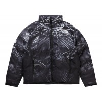 Supreme The North Face Printed Nuptse Trompe Loeil Jacket Black