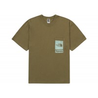 Supreme The North Face Printed Pocket Tee Olive