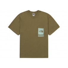 Supreme The North Face Printed Pocket Tee Olive