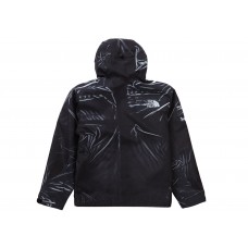 Supreme The North Face Printed Taped Seam Shell Trompe Loeil Jacket Black
