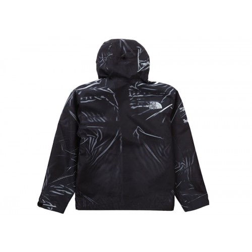 Supreme The North Face Printed Taped Seam Shell Trompe Loeil Jacket Black