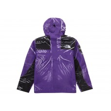 Supreme The North Face Printed Taped Seam Shell Trompe Loeil Jacket Purple