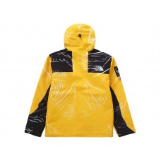 Supreme The North Face Printed Taped Seam Shell Trompe Loeil Jacket Yellow