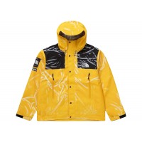 Supreme The North Face Printed Taped Seam Shell Trompe Loeil Jacket Yellow