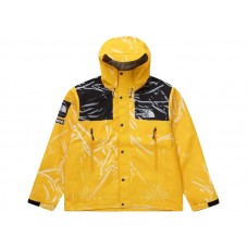 Supreme The North Face Printed Taped Seam Shell Trompe Loeil Jacket Yellow