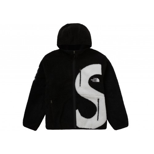 Оригинальный шмот Supreme The North Face S Logo Fleece Jacket Black - 70см